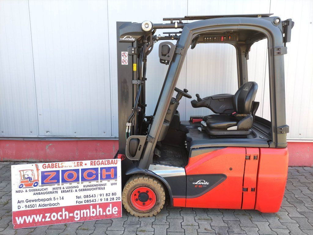 Linde E16C-02-386 EVO - 전기 지게차 : 사진 1 Linde E16C-02-386 EVO - 전기 지게차 : 사진 1