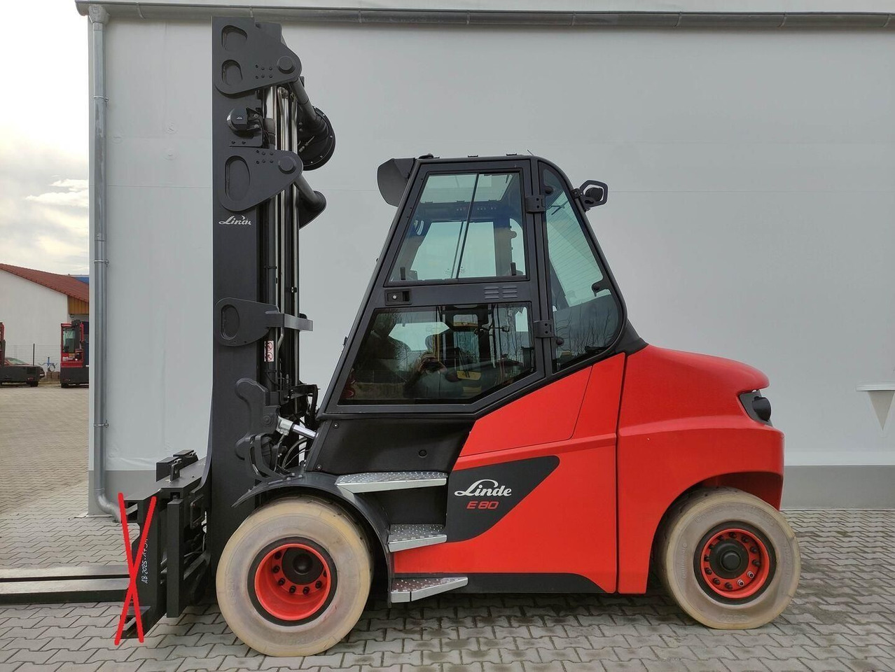 Linde E80-01/900 - 전기 지게차 : 사진 1 Linde E80-01/900 - 전기 지게차 : 사진 1