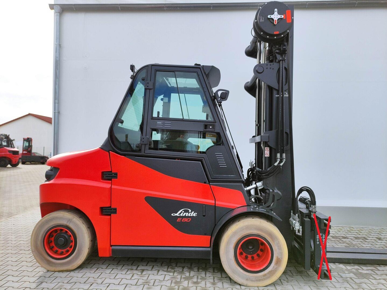 Linde E80-01/900 - 전기 지게차 : 사진 2 Linde E80-01/900 - 전기 지게차 : 사진 2