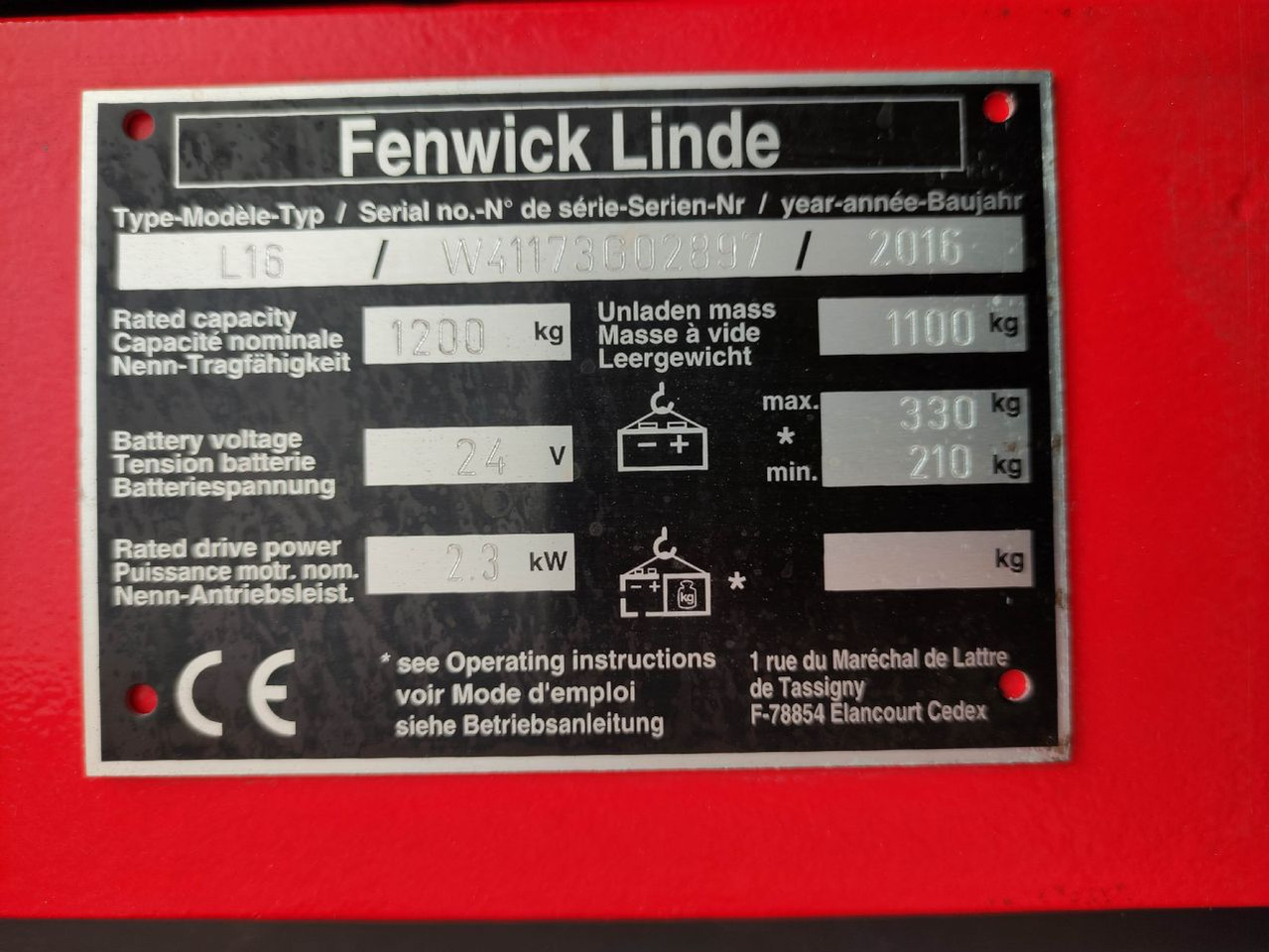 Linde L16-1173 - 스태커 : 사진 5 Linde L16-1173 - 스태커 : 사진 5