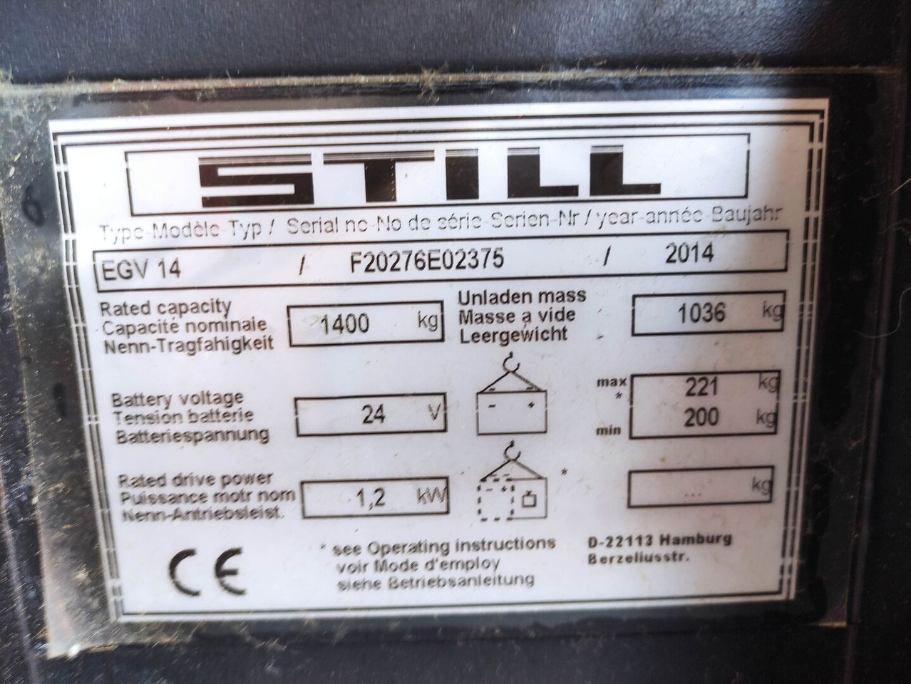 Still EGV 14 - 스태커 : 사진 5 Still EGV 14 - 스태커 : 사진 5