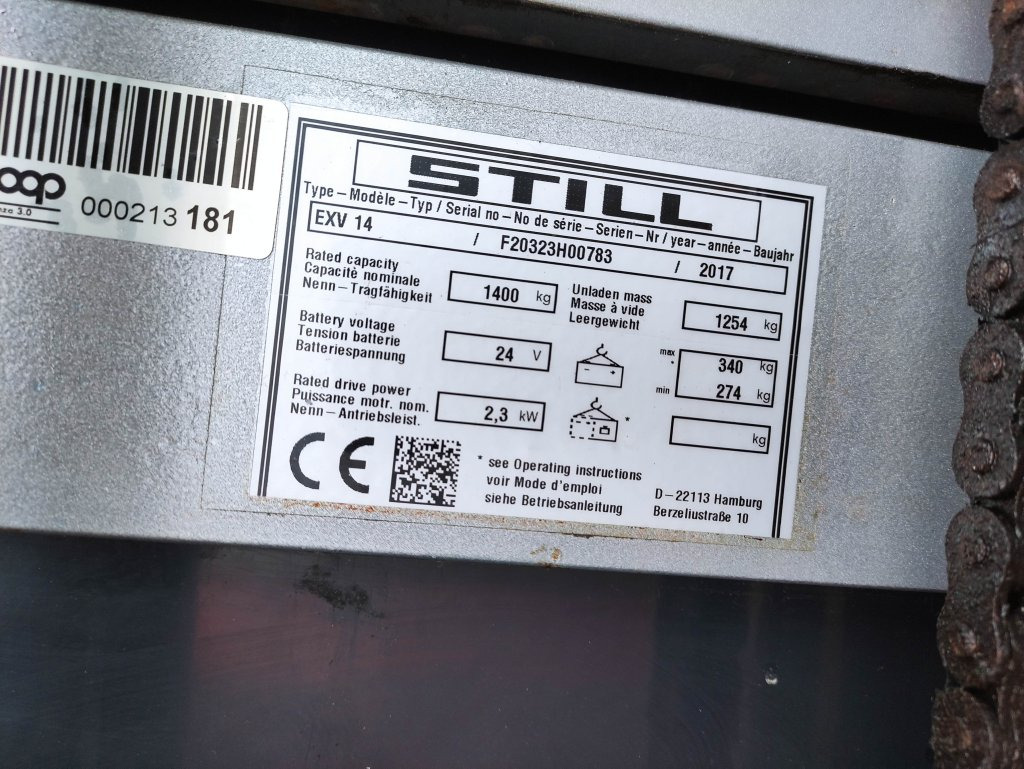 Still EXV 14 *Lack NEU* - 스태커 : 사진 5 Still EXV 14 *Lack NEU* - 스태커 : 사진 5