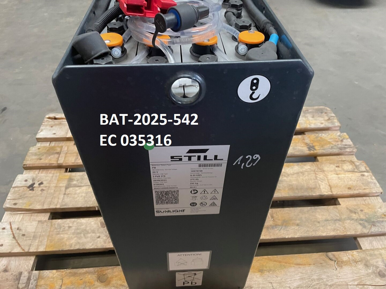 Sunlight I 24 Volt I 3 PzS 375 - 배터리 자재 취급 장비 용 : 사진 5 Sunlight I 24 Volt I 3 PzS 375 - 배터리 자재 취급 장비 용 : 사진 5