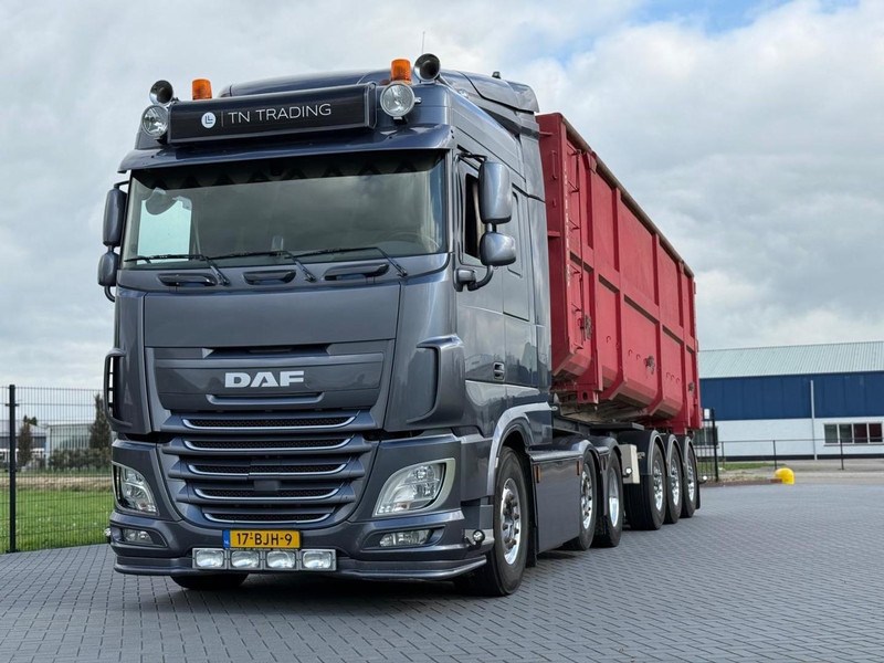 DAF XF 510 FTG HANDGESCHAKELD, COMPLEET, KIEPCHASSIS, 30FT CONTAINER. - 트랙터 유닛 : 사진 2 DAF XF 510 FTG HANDGESCHAKELD, COMPLEET, KIEPCHASSIS, 30FT CONTAINER. - 트랙터 유닛 : 사진 2
