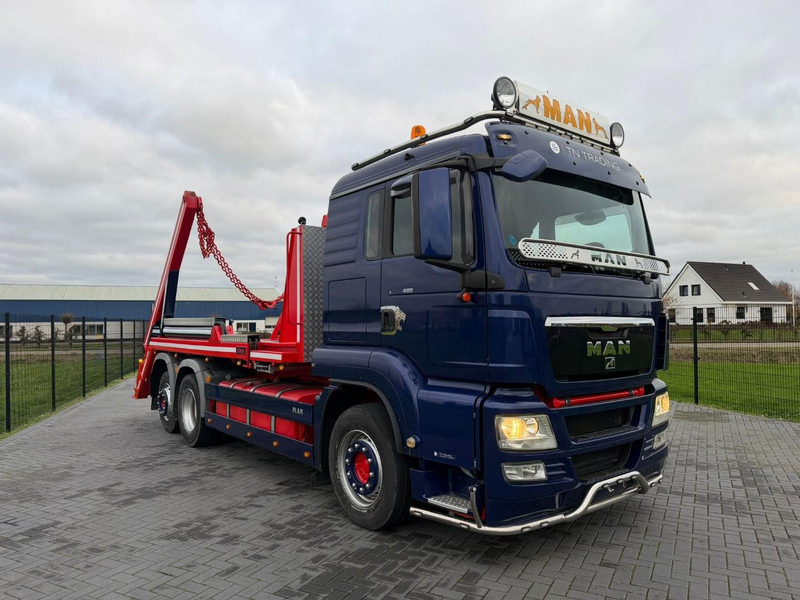 MAN 28.480 PORTAAL ARM, BLAD LUCHT, RETARDER, 6X2. - 스킵 로더 트럭 : 사진 1 MAN 28.480 PORTAAL ARM, BLAD LUCHT, RETARDER, 6X2. - 스킵 로더 트럭 : 사진 1