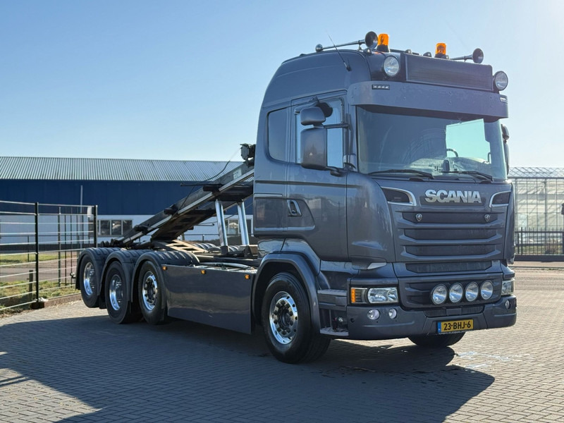 Scania R450 HANDGESCHAKELD, KABELSYSTEEM, ALCOA, LEATHER. - 후크 리프트 트럭 : 사진 2 Scania R450 HANDGESCHAKELD, KABELSYSTEEM, ALCOA, LEATHER. - 후크 리프트 트럭 : 사진 2