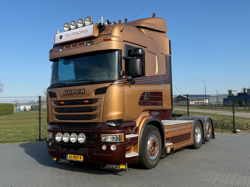Scania R730 V8 V8, SHOWTRUCK VOLLUCHT, RETARDER, HYDRAULIEK, BOOGIE, ALU WIELEN, LEER. - 트랙터 유닛 : 사진 1 Scania R730 V8 V8, SHOWTRUCK VOLLUCHT, RETARDER, HYDRAULIEK, BOOGIE, ALU WIELEN, LEER. - 트랙터 유닛 : 사진 1