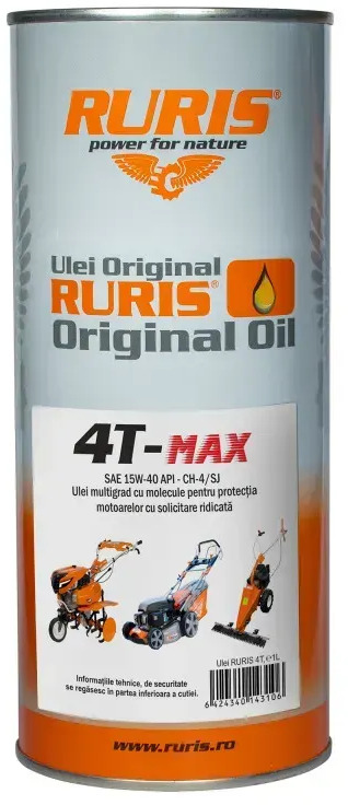Olej RURIS 4T-MAX 1l - 모터 오일 및 자동차 관리 제품 : 사진 1 Olej RURIS 4T-MAX 1l - 모터 오일 및 자동차 관리 제품 : 사진 1