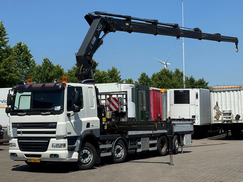 DAF CF 85.360 8x2*6 HIAB 42T/m Crane - 드롭사이드/ 플랫베드 트럭, 크레인 트럭 : 사진 1 DAF CF 85.360 8x2*6 HIAB 42T/m Crane - 드롭사이드/ 플랫베드 트럭, 크레인 트럭 : 사진 1
