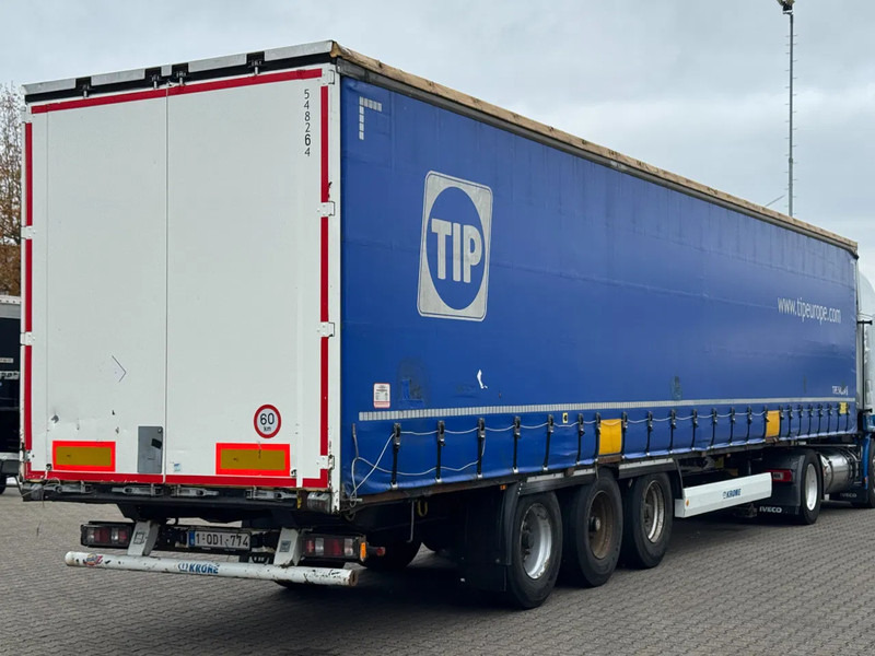 Krone Schuifzeil -Dak / BPW-Assen - 커튼사이더 세미 트레일러 : 사진 1 Krone Schuifzeil -Dak / BPW-Assen - 커튼사이더 세미 트레일러 : 사진 1