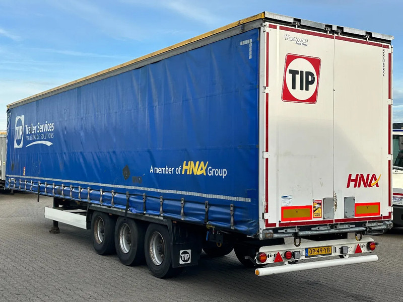 Krone Schuifzeil -Dak / BPW-Assen - 커튼사이더 세미 트레일러 : 사진 2 Krone Schuifzeil -Dak / BPW-Assen - 커튼사이더 세미 트레일러 : 사진 2