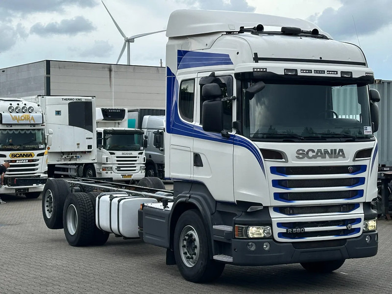 Scania R580 V8 6x2*4 Chassis Retarder Full Air 4.90 Wb Euro 6 - 캡 새시 트럭 : 사진 3 Scania R580 V8 6x2*4 Chassis Retarder Full Air 4.90 Wb Euro 6 - 캡 새시 트럭 : 사진 3