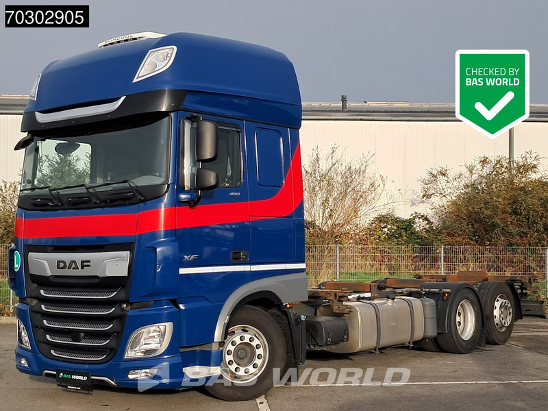 DAF XF 480 6X2 BDF Retarder SSC Lift+Steering Axle Automatic Euro 6 - 컨테이너 운반 장치/ 스와프 보디 트럭 : 사진 1 DAF XF 480 6X2 BDF Retarder SSC Lift+Steering Axle Automatic Euro 6 - 컨테이너 운반 장치/ 스와프 보디 트럭 : 사진 1