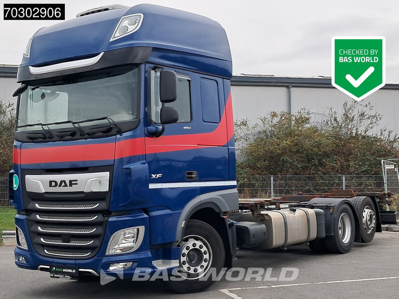DAF XF 480 6X2 BDF Retarder SSC Lift+Steering Axle Automatic Euro 6 - 컨테이너 운반 장치/ 스와프 보디 트럭 : 사진 1 DAF XF 480 6X2 BDF Retarder SSC Lift+Steering Axle Automatic Euro 6 - 컨테이너 운반 장치/ 스와프 보디 트럭 : 사진 1