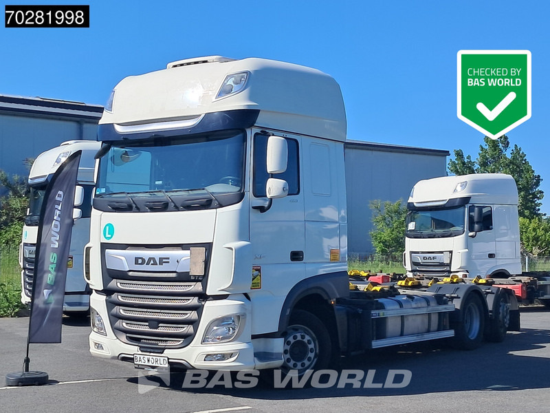 DAF XF 480 6X2 SSC Retarder 2x Tanks Lift+Lenkachse Standklima ACC LED - 컨테이너 운반 장치/ 스와프 보디 트럭 : 사진 1 DAF XF 480 6X2 SSC Retarder 2x Tanks Lift+Lenkachse Standklima ACC LED - 컨테이너 운반 장치/ 스와프 보디 트럭 : 사진 1