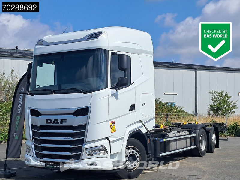 DAF XG 480 6X2 BDF 2xTanks Lift+lenkasche Automatic ACC LED Euro 6 - 컨테이너 운반 장치/ 스와프 보디 트럭 : 사진 1 DAF XG 480 6X2 BDF 2xTanks Lift+lenkasche Automatic ACC LED Euro 6 - 컨테이너 운반 장치/ 스와프 보디 트럭 : 사진 1