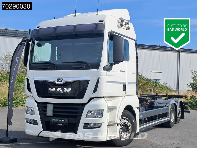MAN TGX 26.460 6X2 BDF Liftaxle Automatic Retarder ACC Euro 6 - 컨테이너 운반 장치/ 스와프 보디 트럭 : 사진 1 MAN TGX 26.460 6X2 BDF Liftaxle Automatic Retarder ACC Euro 6 - 컨테이너 운반 장치/ 스와프 보디 트럭 : 사진 1