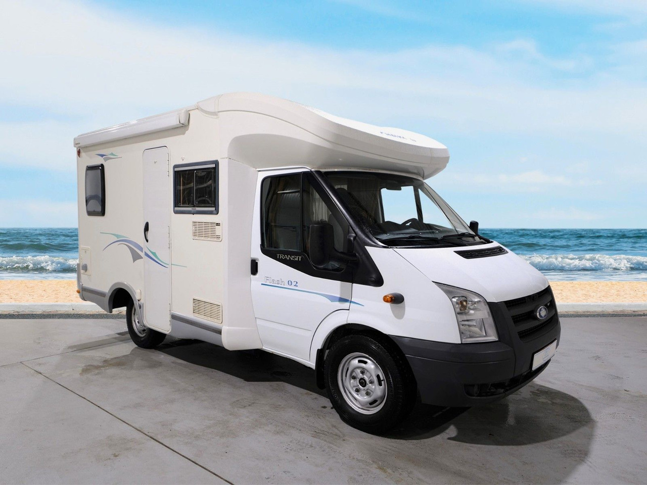 Chausson Flash 02/Festbett/Klima/Markise/Solar/TÜV 11-26 - 세미 통합 모터홈 : 사진 1 Chausson Flash 02/Festbett/Klima/Markise/Solar/TÜV 11-26 - 세미 통합 모터홈 : 사진 1
