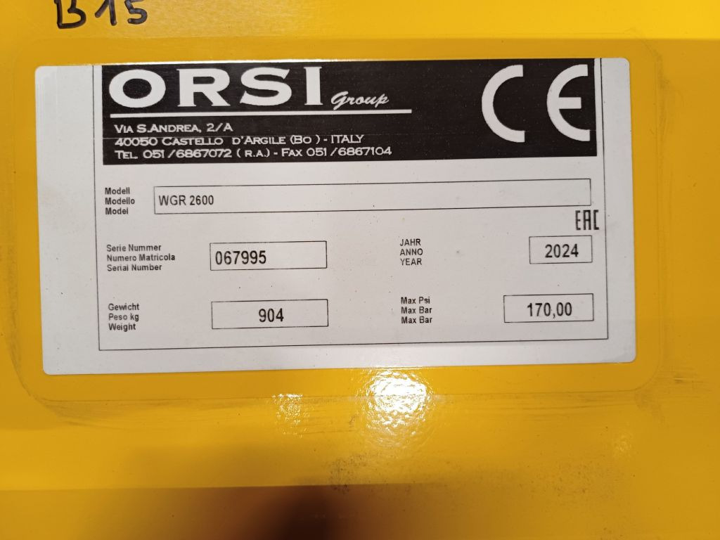 ORSI WGR 2600 (20843) - 플레일 모어/ 멀처 : 사진 3 ORSI WGR 2600 (20843) - 플레일 모어/ 멀처 : 사진 3