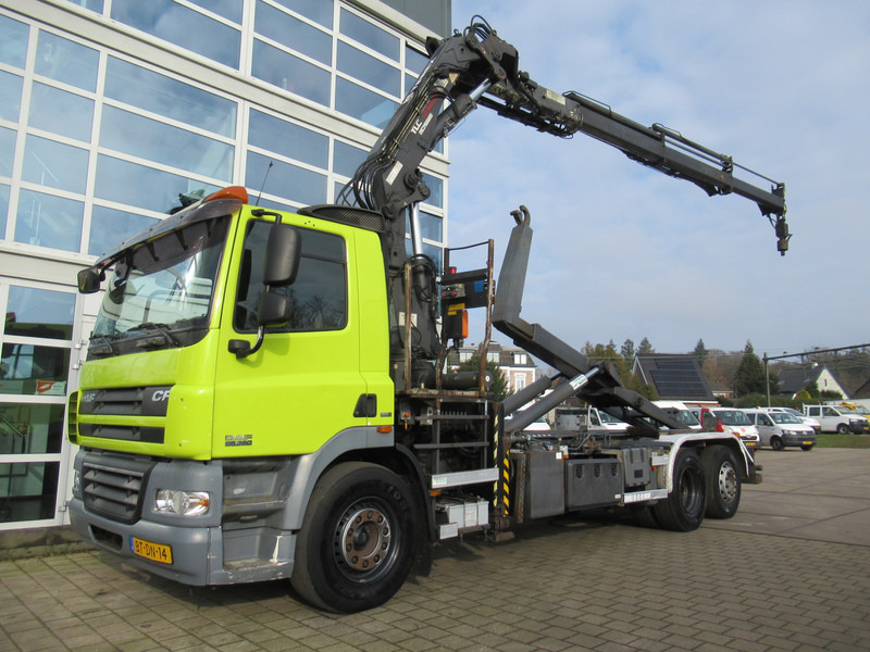 후크 리프트 트럭, 크레인 트럭 DAF CF 85 VDL Haak - Atlas Terex 240.2E Kraan : 사진 17