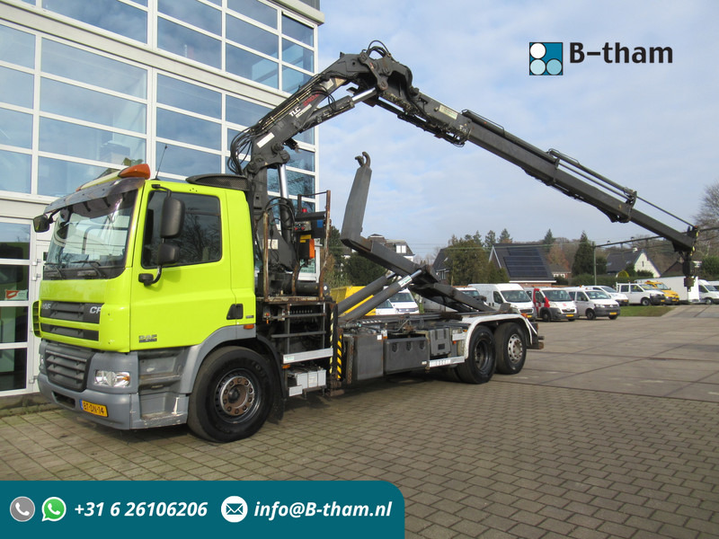 DAF CF 85 VDL Haak - Atlas Terex 240.2E Kraan - 후크 리프트 트럭, 크레인 트럭 : 사진 1 DAF CF 85 VDL Haak - Atlas Terex 240.2E Kraan - 후크 리프트 트럭, 크레인 트럭 : 사진 1