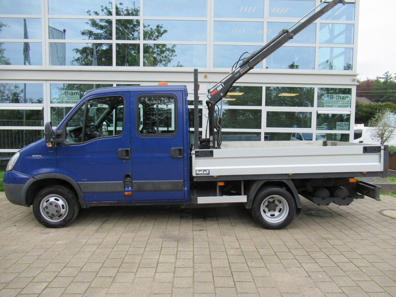 Iveco Daily 50C14G 345 CNG Aardgas AIRCO + HIAB Kraan Kran Crane - 플랫베드 밴, 콤비 밴 : 사진 4 Iveco Daily 50C14G 345 CNG Aardgas AIRCO + HIAB Kraan Kran Crane - 플랫베드 밴, 콤비 밴 : 사진 4