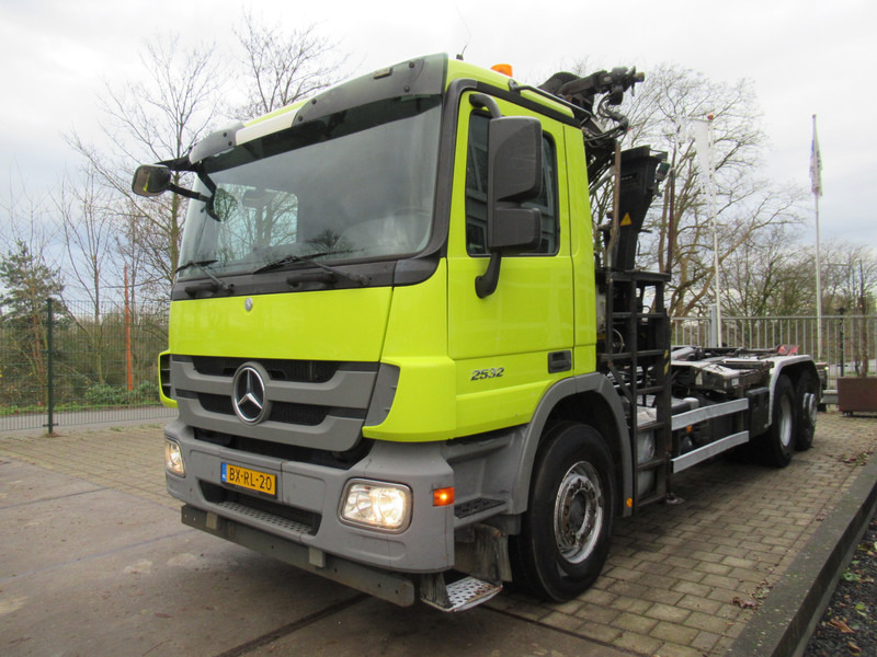 Mercedes-Benz ACTROS 2532 6x2 Palift T20 + Palfinger PK18002-EH Haak - Kraan - 후크 리프트 트럭, 크레인 트럭 : 사진 4 Mercedes-Benz ACTROS 2532 6x2 Palift T20 + Palfinger PK18002-EH Haak - Kraan - 후크 리프트 트럭, 크레인 트럭 : 사진 4