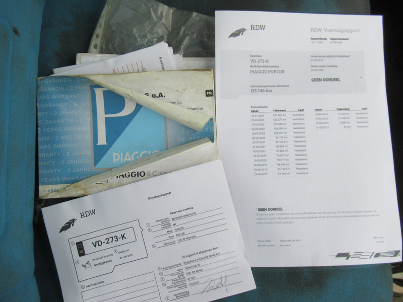 덤프 밴 Piaggio Porter 1.3 Bi-Fuel LPG + Benzine Kipper Tipper : 사진 9 덤프 밴 Piaggio Porter 1.3 Bi-Fuel LPG + Benzine Kipper Tipper : 사진 9