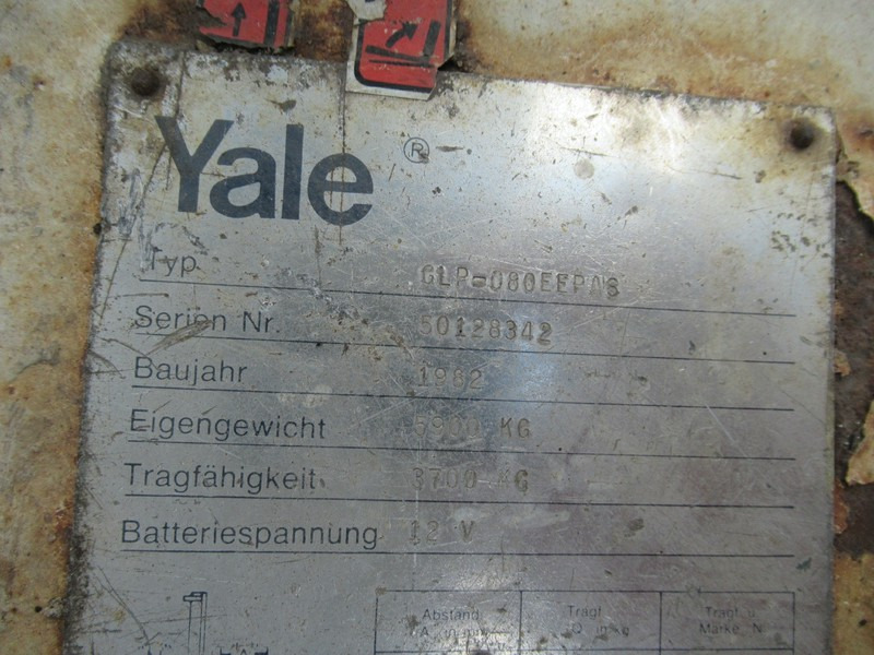 Yale GLP 080EEPAS 3.7T - LPG 지게차 : 사진 4 Yale GLP 080EEPAS 3.7T - LPG 지게차 : 사진 4