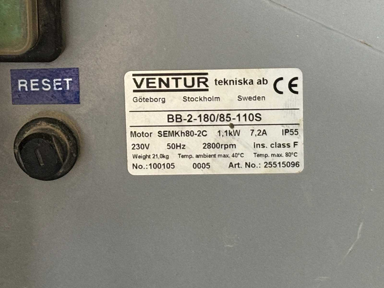 Construction dryer Ventur BB-2-180/85-110S - 건설장비 : 사진 5 Construction dryer Ventur BB-2-180/85-110S - 건설장비 : 사진 5