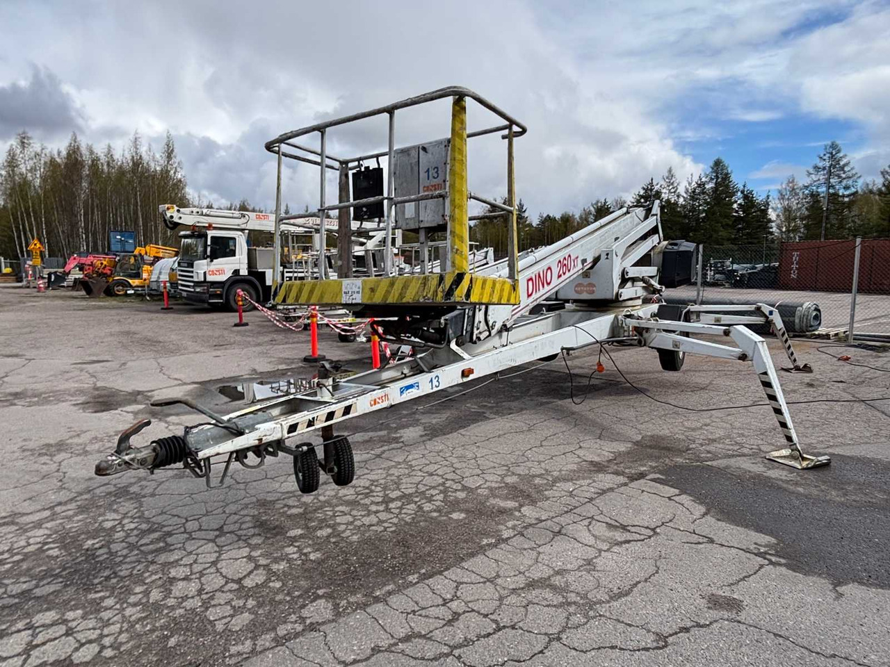 Trailer boom lift Dino 260XT - 견인식 붐 리프트 : 사진 3 Trailer boom lift Dino 260XT - 견인식 붐 리프트 : 사진 3