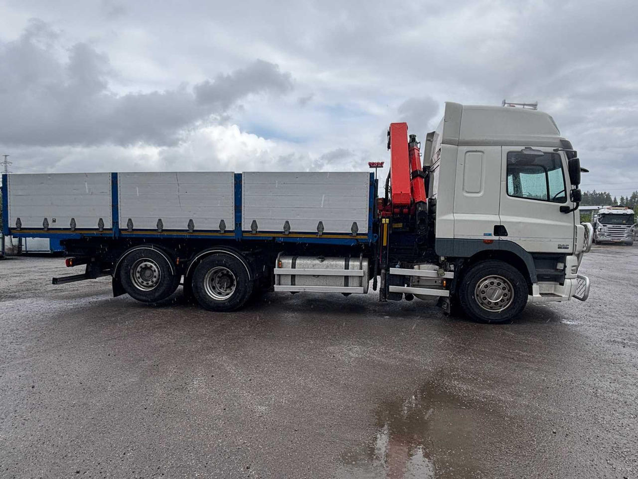 Truck DAF CF 85.460 FAN + Crane Palfinger PK 17000 - 드롭사이드/ 플랫베드 트럭, 크레인 트럭 : 사진 4 Truck DAF CF 85.460 FAN + Crane Palfinger PK 17000 - 드롭사이드/ 플랫베드 트럭, 크레인 트럭 : 사진 4