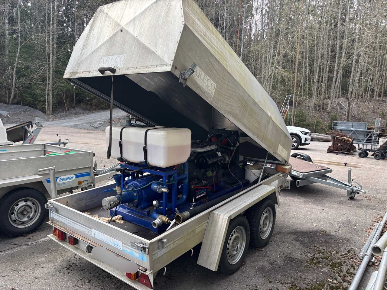 Water pump on trailer Areco Snowsystems - 워터 펌프 : 사진 2 Water pump on trailer Areco Snowsystems - 워터 펌프 : 사진 2