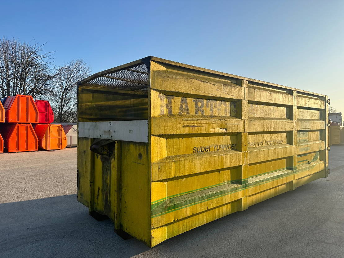 LEEUBUUR Haksel container 39m3 2 stuks op voorraad - 롤오프 컨테이너 : 사진 2 LEEUBUUR Haksel container 39m3 2 stuks op voorraad - 롤오프 컨테이너 : 사진 2