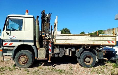 Mercedes-Benz ACTROS 1831 4X4 KRAN MEILER ALLRAD ATLAS KRAN - 덤프트럭, 크레인 트럭 : 사진 5 Mercedes-Benz ACTROS 1831 4X4 KRAN MEILER ALLRAD ATLAS KRAN - 덤프트럭, 크레인 트럭 : 사진 5