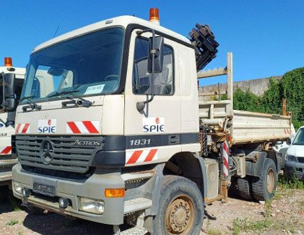 Mercedes-Benz ACTROS 1831 4X4 KRAN MEILER ALLRAD ATLAS KRAN - 덤프트럭, 크레인 트럭 : 사진 1 Mercedes-Benz ACTROS 1831 4X4 KRAN MEILER ALLRAD ATLAS KRAN - 덤프트럭, 크레인 트럭 : 사진 1