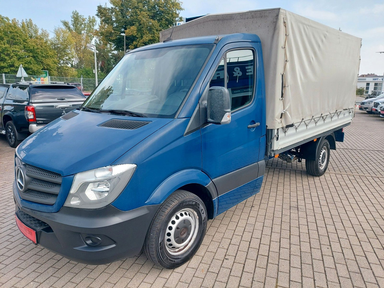 Mercedes-Benz Sprinter II Pritsche 316 Pritsche Plane - 커튼 사이드 밴 : 사진 3 Mercedes-Benz Sprinter II Pritsche 316 Pritsche Plane - 커튼 사이드 밴 : 사진 3