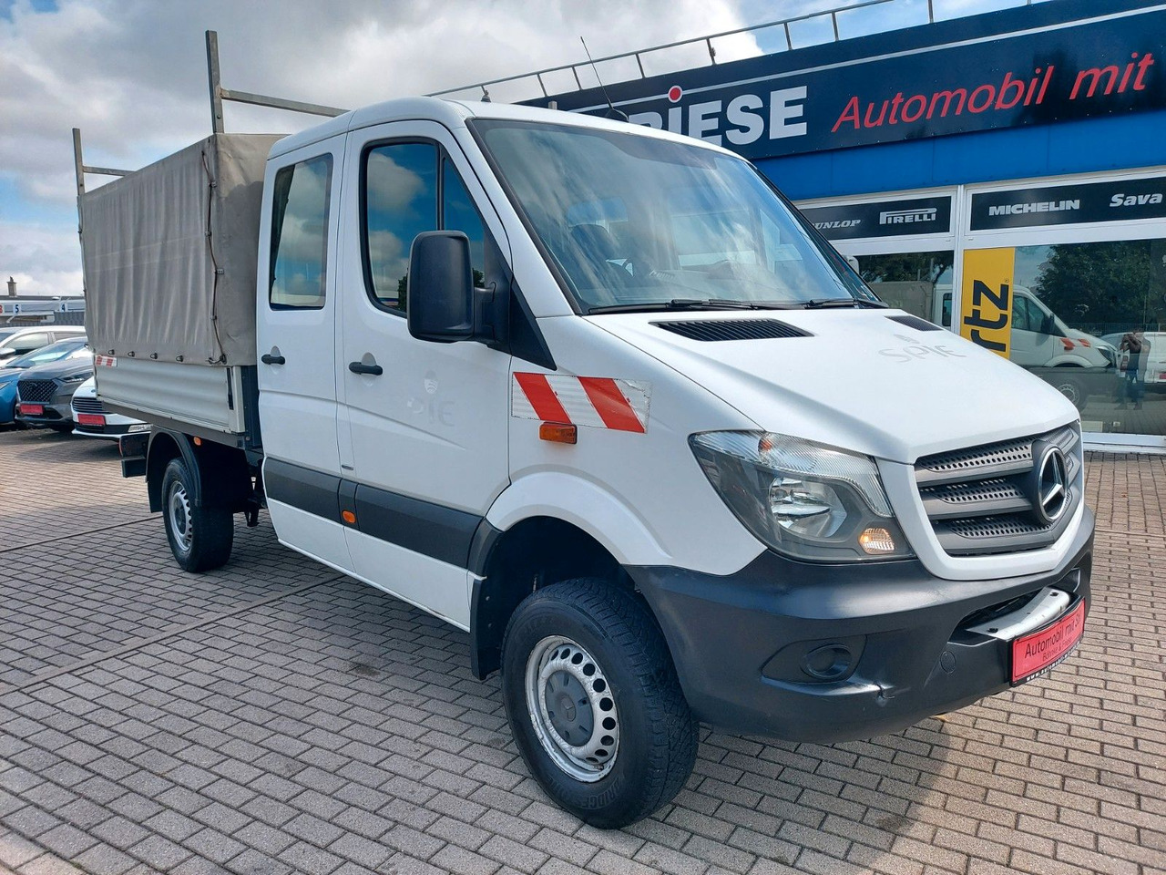 Mercedes-Benz Sprinter II Pritsche DoKa 316 4X4 Klima Standhei - 커튼 사이드 밴, 콤비 밴 : 사진 1 Mercedes-Benz Sprinter II Pritsche DoKa 316 4X4 Klima Standhei - 커튼 사이드 밴, 콤비 밴 : 사진 1