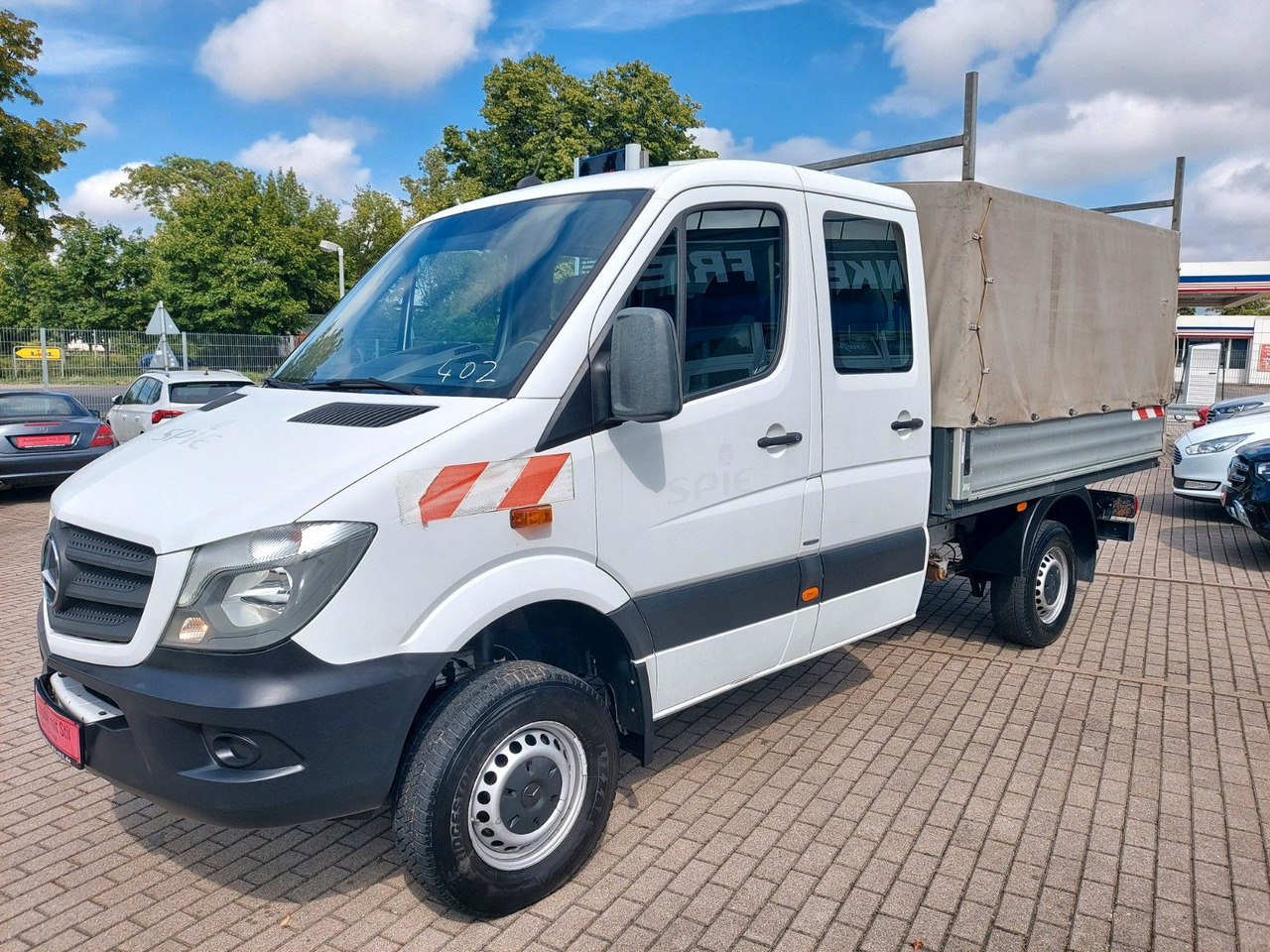 Mercedes-Benz Sprinter II Pritsche DoKa 316 4X4 Klima Standhei - 커튼 사이드 밴, 콤비 밴 : 사진 4 Mercedes-Benz Sprinter II Pritsche DoKa 316 4X4 Klima Standhei - 커튼 사이드 밴, 콤비 밴 : 사진 4