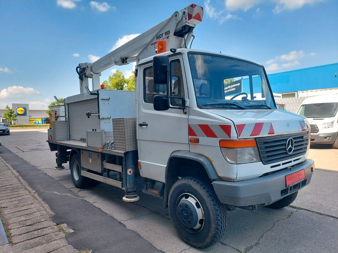 Mercedes-Benz VARIO 814D HUB Steiger WUMAG WDT 155 4X4 ALLRAD - 트럭 탑재 고가작업 플랫폼 : 사진 2 Mercedes-Benz VARIO 814D HUB Steiger WUMAG WDT 155 4X4 ALLRAD - 트럭 탑재 고가작업 플랫폼 : 사진 2