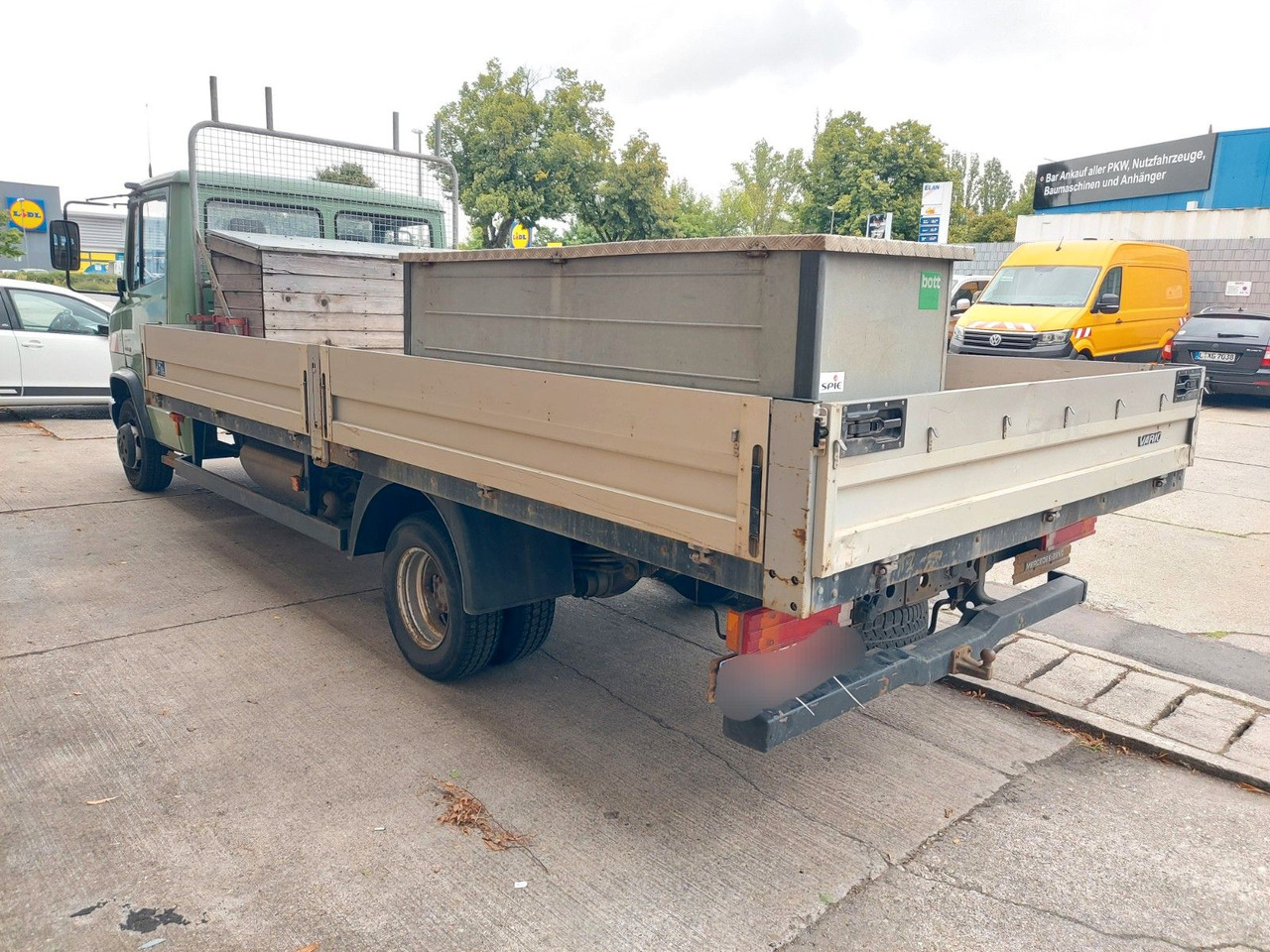 Mercedes-Benz Vario 613D Pritsche lang extralang - 플랫베드 밴 : 사진 5 Mercedes-Benz Vario 613D Pritsche lang extralang - 플랫베드 밴 : 사진 5