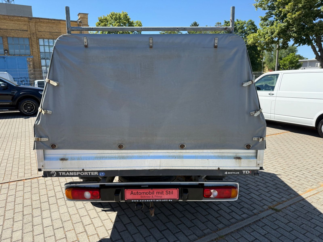 Volkswagen T5 Transporter Pritsche DoKA 4Motion 4x4 Klima - 커튼 사이드 밴, 콤비 밴 : 사진 4 Volkswagen T5 Transporter Pritsche DoKA 4Motion 4x4 Klima - 커튼 사이드 밴, 콤비 밴 : 사진 4