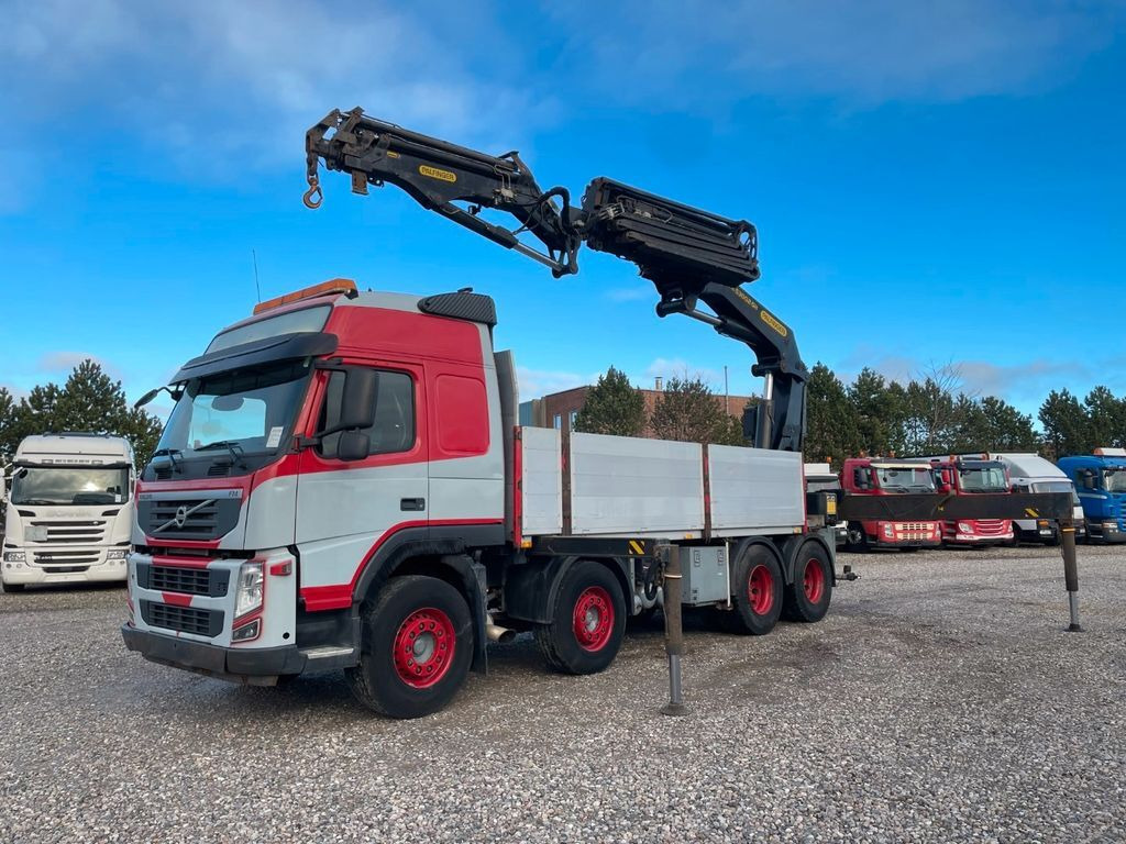 Volvo FM 420 8x4 / Crane Palfinger PK53002 SH+ Fly jib - 드롭사이드/ 플랫베드 트럭, 크레인 트럭 : 사진 1 Volvo FM 420 8x4 / Crane Palfinger PK53002 SH+ Fly jib - 드롭사이드/ 플랫베드 트럭, 크레인 트럭 : 사진 1