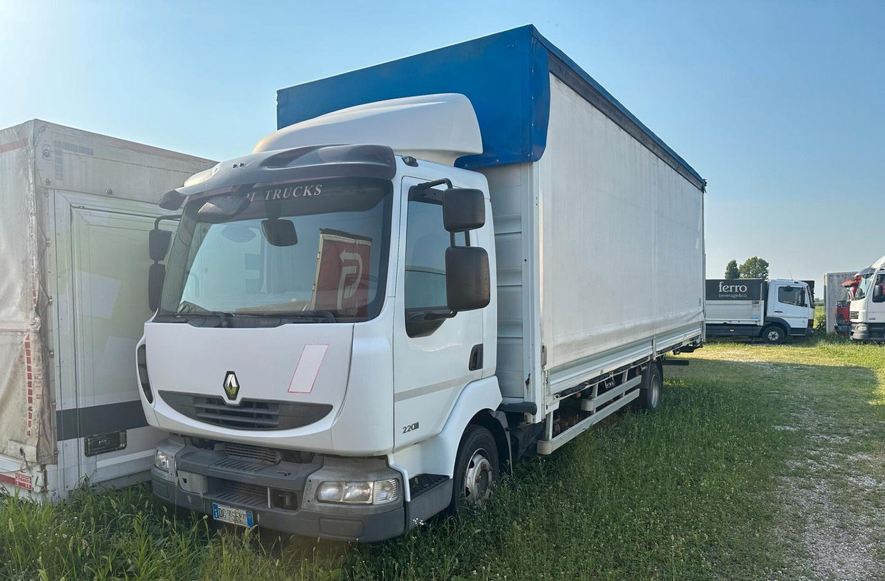 Renault MIDLUM 215.10 - 커튼사이더 트럭 : 사진 1 Renault MIDLUM 215.10 - 커튼사이더 트럭 : 사진 1