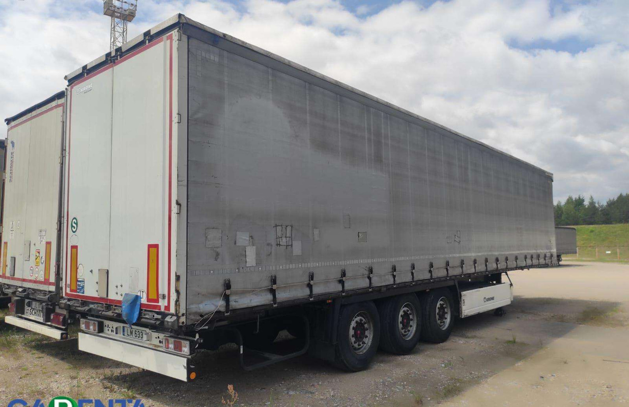 Krone S D - 커튼사이더 세미 트레일러 : 사진 1 Krone S D - 커튼사이더 세미 트레일러 : 사진 1