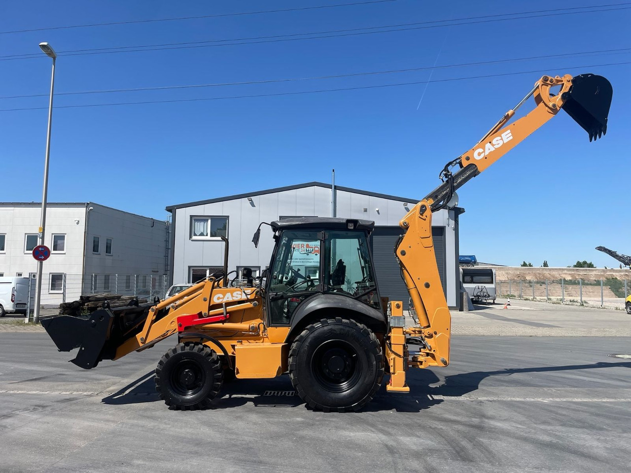백호 로더 Case 580ST Baggerlader/7597h/72kW/4x4/AC : 사진 14
