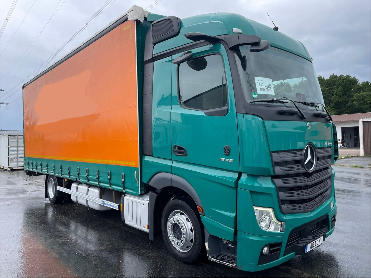 Mercedes-Benz Actros 1845 Pritsche+Plane/Retarder/MirrorCams - 커튼사이더 트럭 : 사진 1 Mercedes-Benz Actros 1845 Pritsche+Plane/Retarder/MirrorCams - 커튼사이더 트럭 : 사진 1