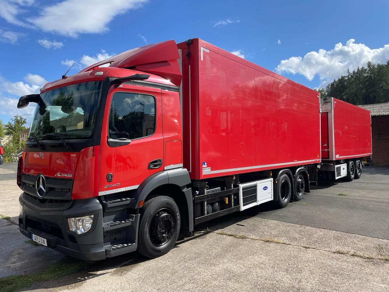 Mercedes-Benz Actros 2543 6x2 Kühlkoffer/CARRIER/KERSCHER/EU6d - 냉동탑차 : 사진 3 Mercedes-Benz Actros 2543 6x2 Kühlkoffer/CARRIER/KERSCHER/EU6d - 냉동탑차 : 사진 3