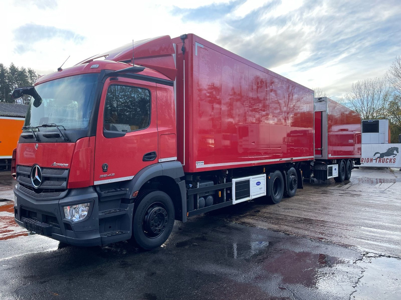 Mercedes-Benz Actros 2543 6x2 Kühlkoffer/CARRIER/KERSCHER/EU6d - 냉동탑차 : 사진 3 Mercedes-Benz Actros 2543 6x2 Kühlkoffer/CARRIER/KERSCHER/EU6d - 냉동탑차 : 사진 3