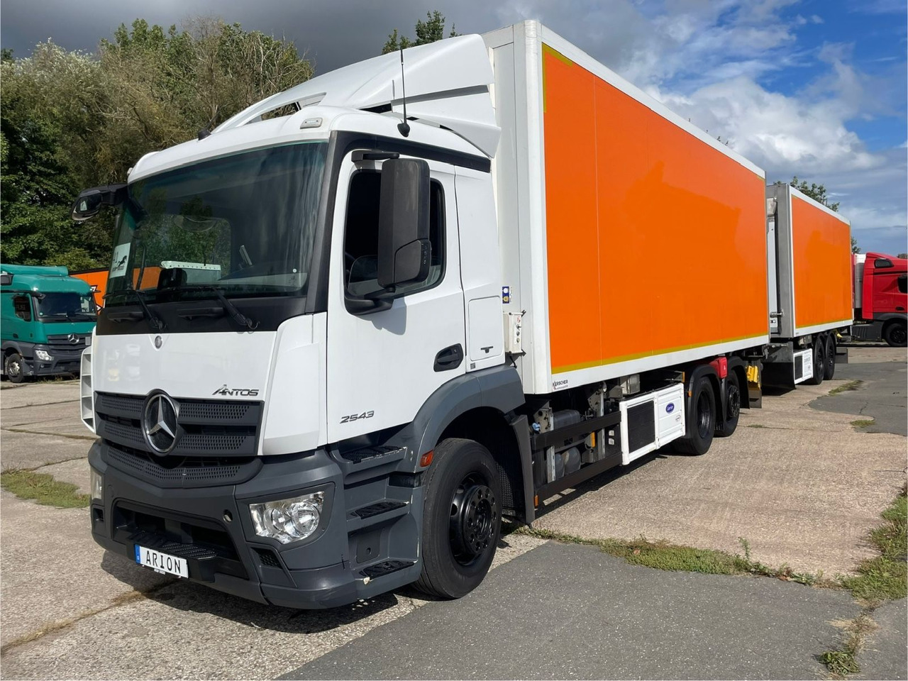 Mercedes-Benz Antos 2543 6x2 Kühlkoffer/CARRIER/KERSCHER/NLA - 냉동탑차 : 사진 3 Mercedes-Benz Antos 2543 6x2 Kühlkoffer/CARRIER/KERSCHER/NLA - 냉동탑차 : 사진 3
